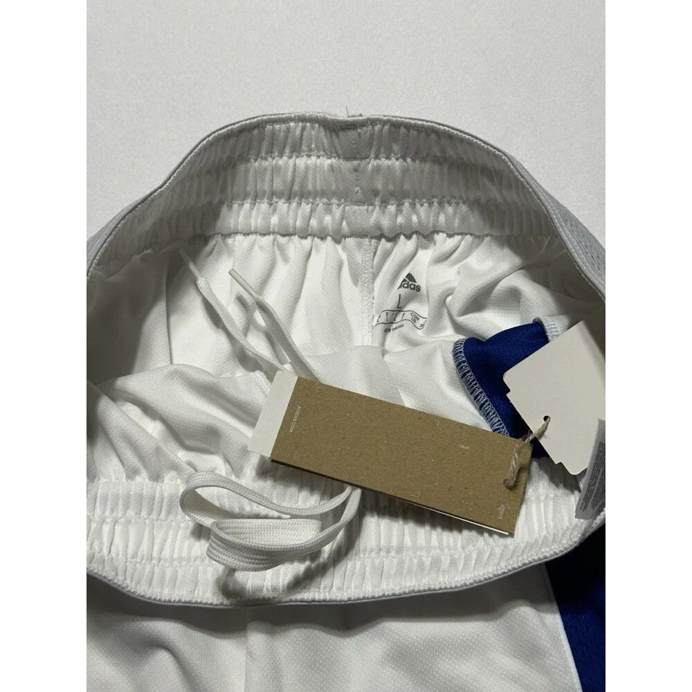 adidas C365 Basketball Shorts Mens Large Blue White Athletic Gym NWT DY7376 New